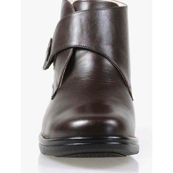 Propet Women’s Ava Brown Leather Ankle Bootie Size 8 NWOT - Picture 5 of 7